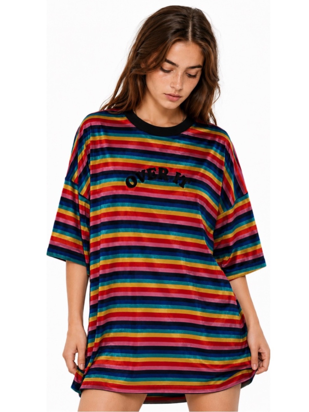 The Ragged Priest Rainbow Stripe Tee